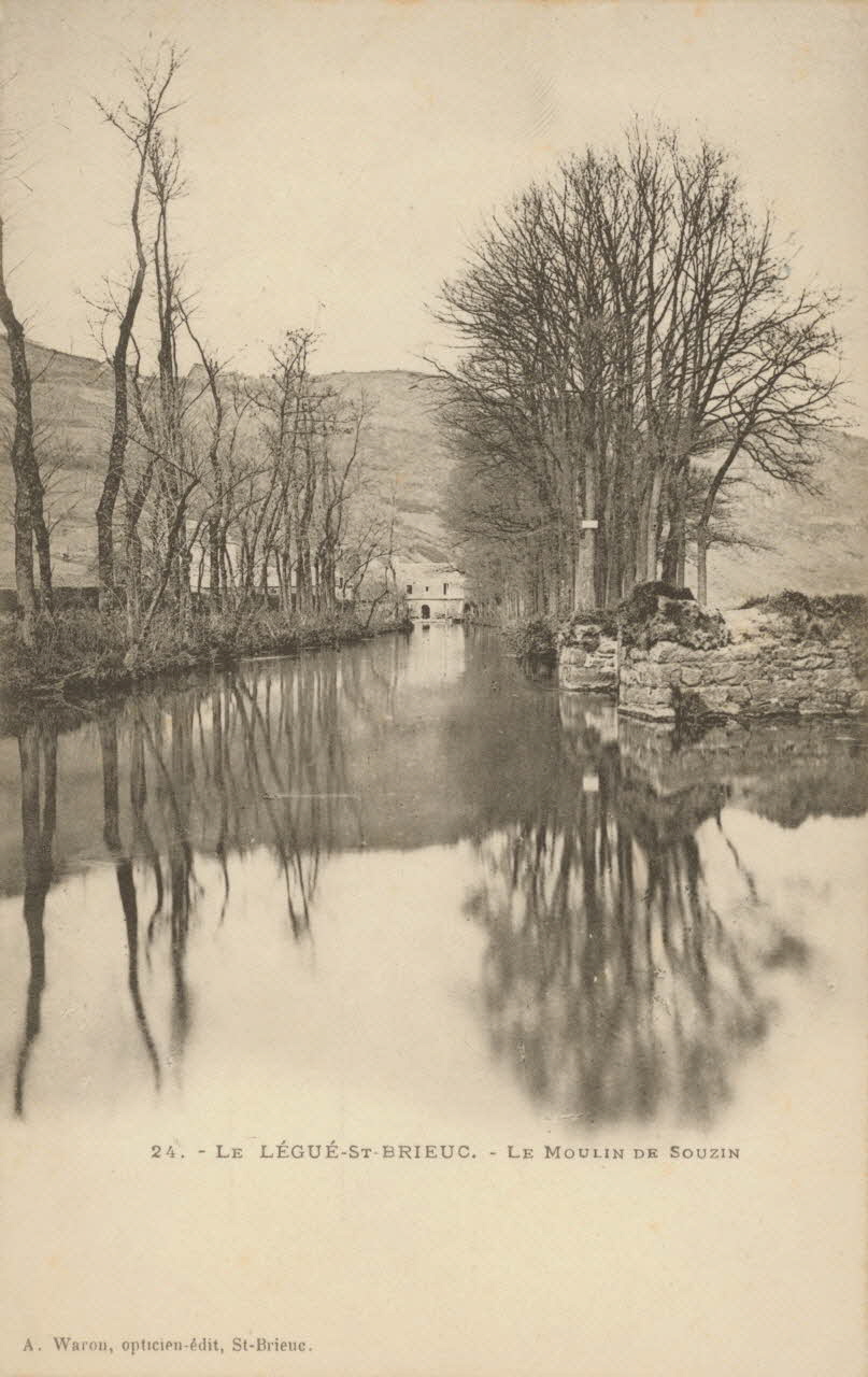 carte postale MOULIN DE SOUZIN-ST BRIEUC Côtes-d'Armor 1903 013893 Photo
