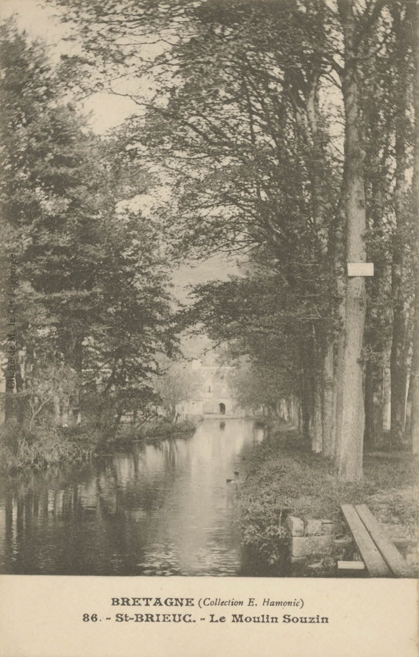 carte postale LE MOULIN SOUZIN-ST BRIEUC Côtes-d'Armor 1903 013895 Photo
