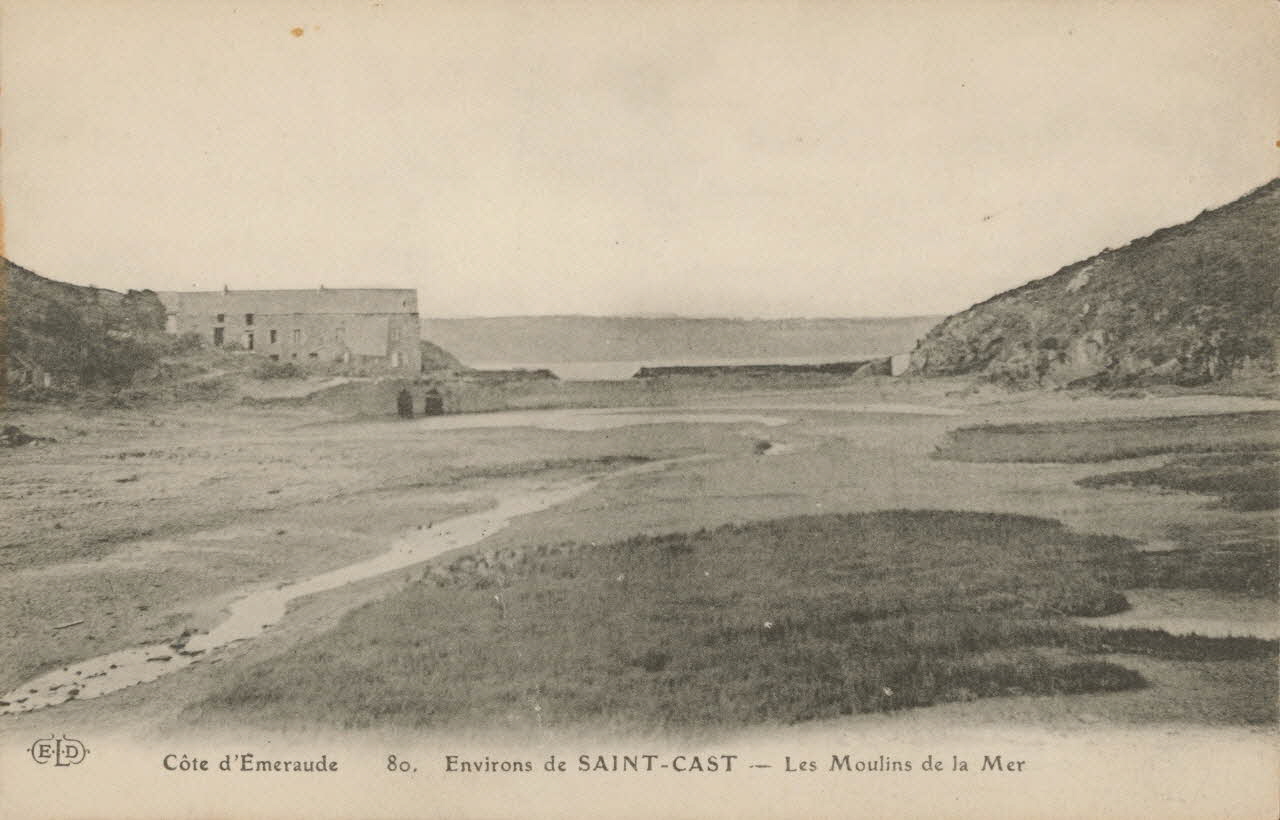 carte postale MOULINS DE LA MER-ST CAST Côtes-d'Armor 1903-1950 013896 Photo
