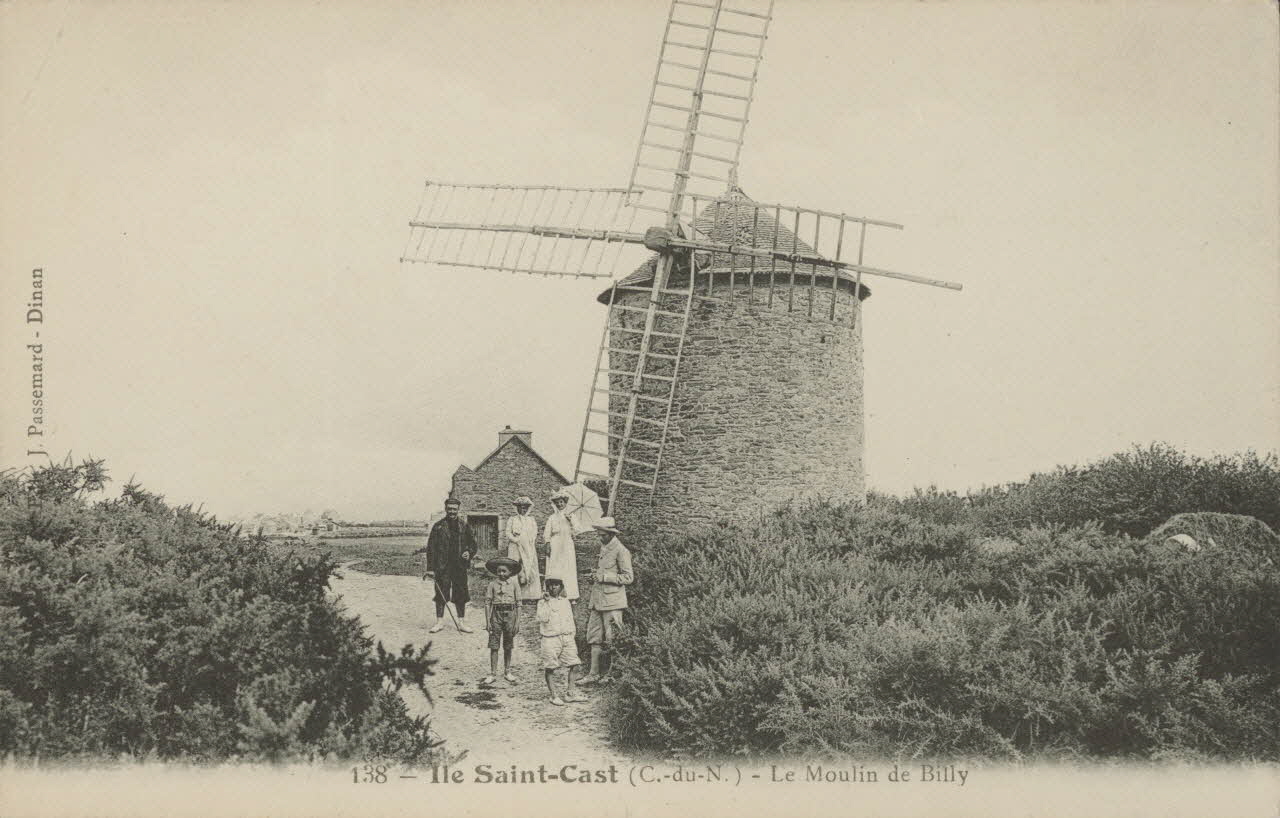 carte postale ILE ST CASAINT-MOULIN DE BILLY Côtes-d'Armor 1903-1950 013898 Photo