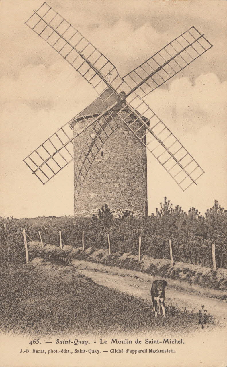 carte postale ST QUAY-MOULIN DE ST MICHEL Côtes-d'Armor 1903-1950 013903 Photo