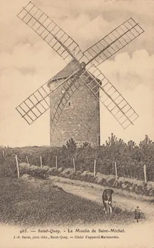 carte postale ST QUAY-MOULIN DE ST MICHEL Côtes-d'Armor 1903-1950 013903 Photo