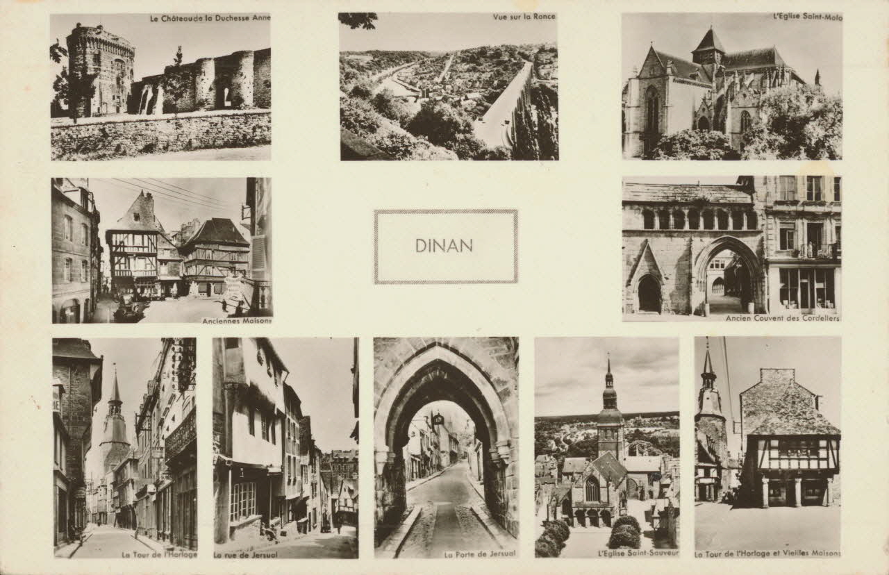carte postale DINAN Côtes-d'Armor 1957 013914 Photo
