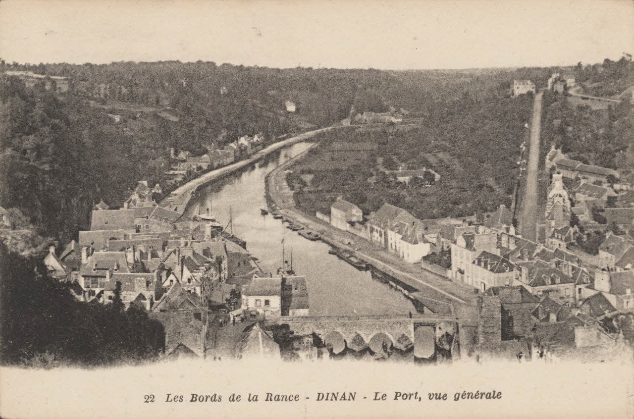 carte postale LES BORDS DE LA RANCE Côtes-d'Armor 1903-1920 013917 Photo
