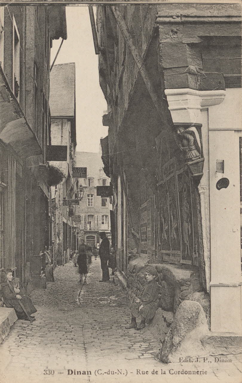 carte postale RUE DE LA CORDONNERIE Côtes-d'Armor 1903-1920 013922 Photo