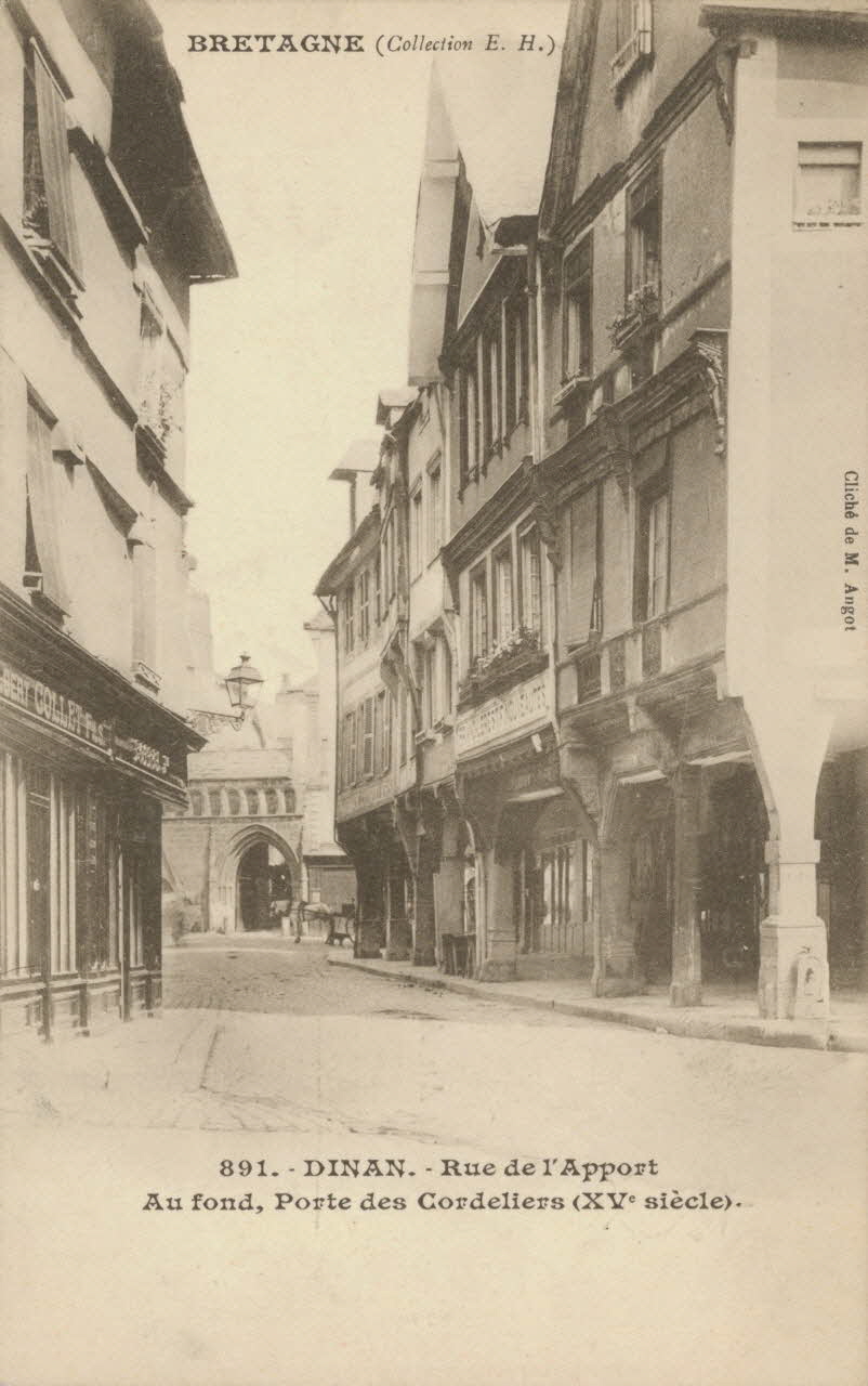 carte postale RUE DE L'APPORT Côtes-d'Armor 1903 013924 Photo