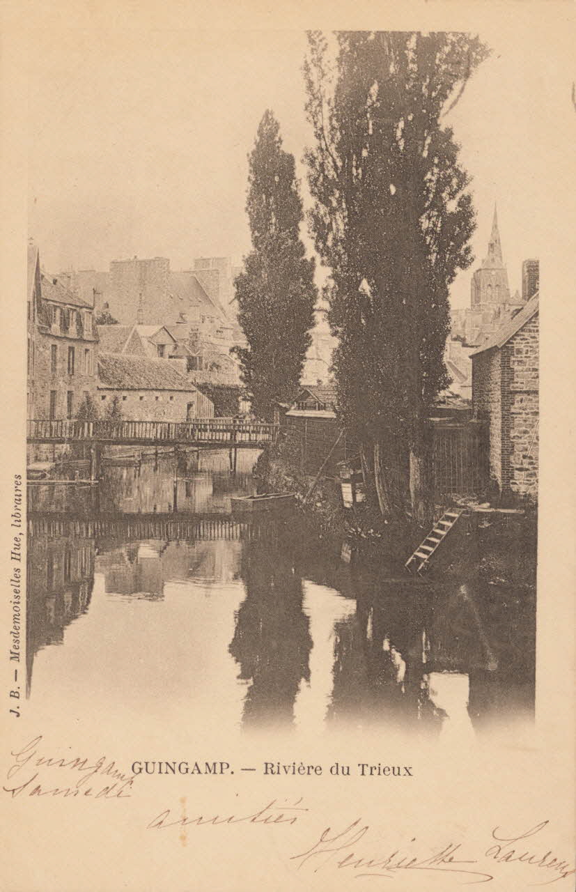 carte postale RIVIERE DU TRIEUX Côtes-d'Armor 1901 013947 Photo