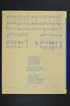 partition de musique petit format 1969.88.220 Photo Mucem