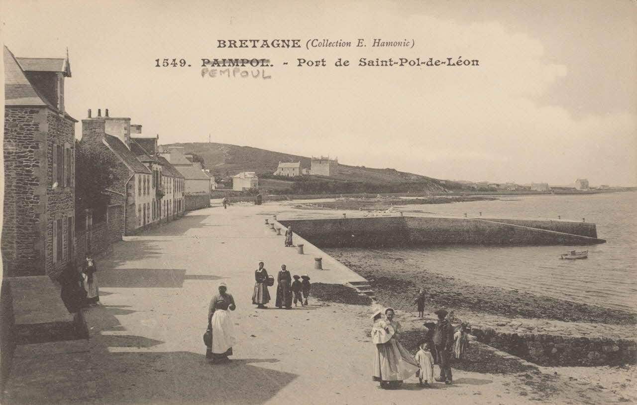 carte postale LE PORT, PLAGE DE PEMPOUL Finistère 1903-1920 013979 Photo