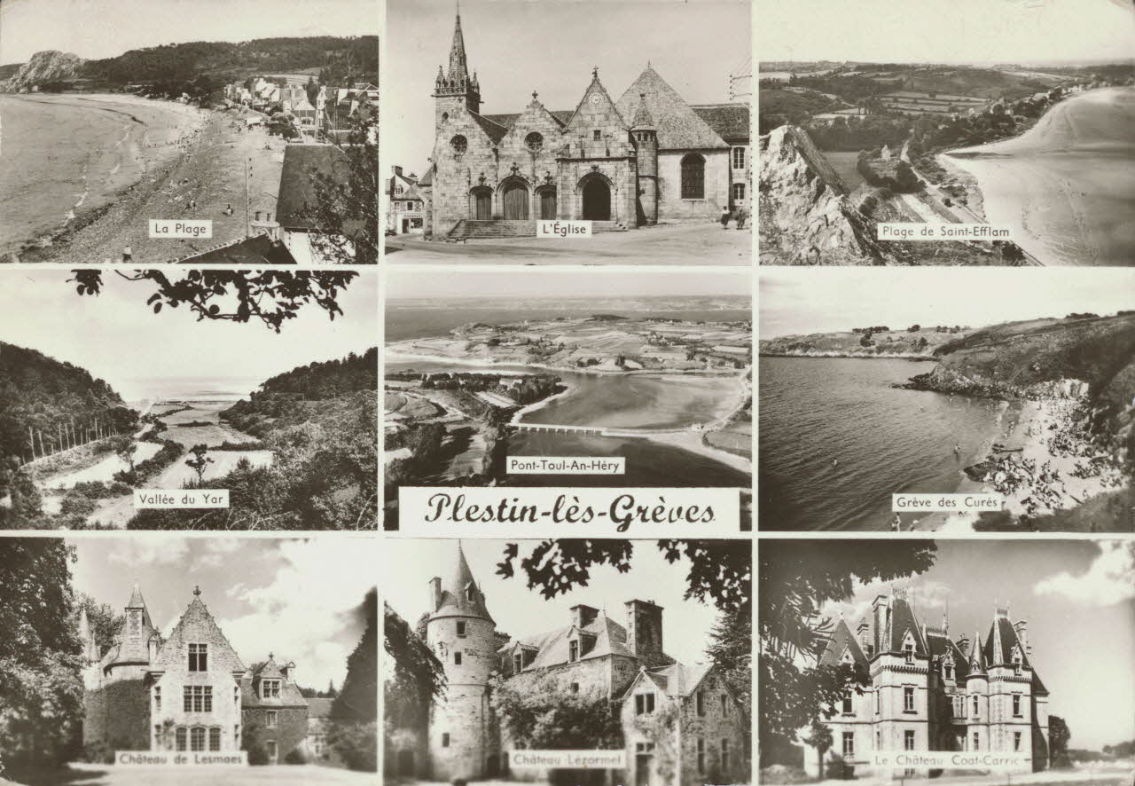 carte postale PLEUSTIN LES GREVES Côtes-d'Armor 1963 013990 Photo