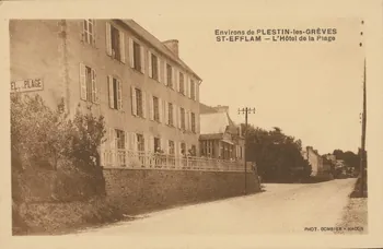 carte postale L'HOTEL DE LA PLAGE Côtes-d'Armor 1903-1920 013991  Photo