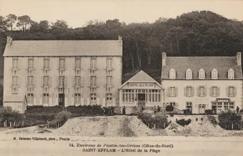 carte postale L'HOTEL DE LA PLAGE Côtes-d'Armor 1903-1920 013995  Photo