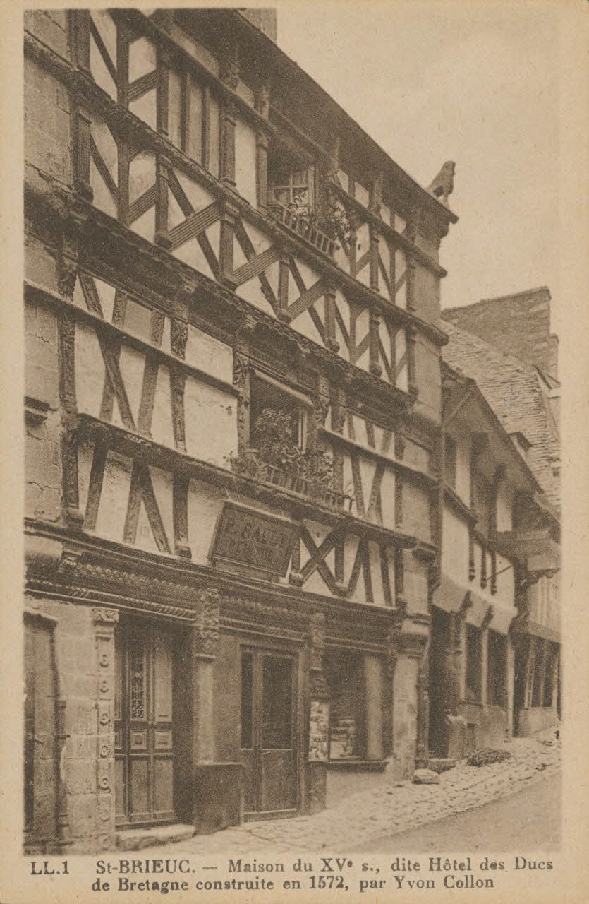 carte postale MAISON DU 15EME SIECLE Côtes-d'Armor 1903-1920 014003 Photo