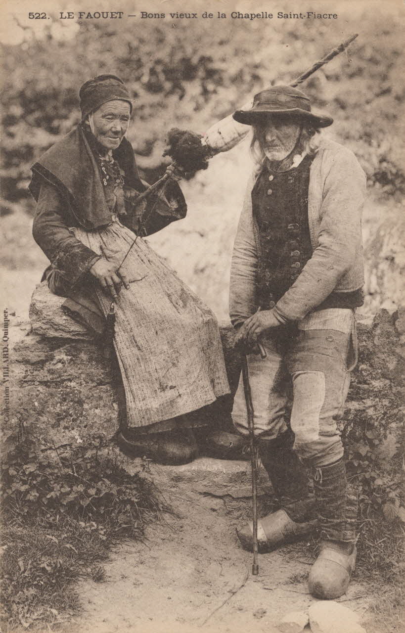 carte postale VIEUX DE LA CHAPELLE SAINT-FIACRE Côtes-d'Armor 1903 014061 Photo