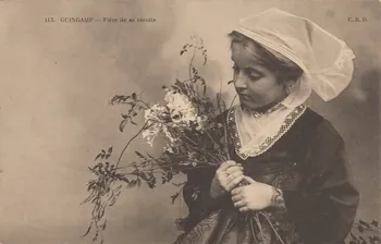 carte postale GUINGAMP-FIERE DE SA RECOLTE Côtes-d'Armor 1903-1950 014063  Photo