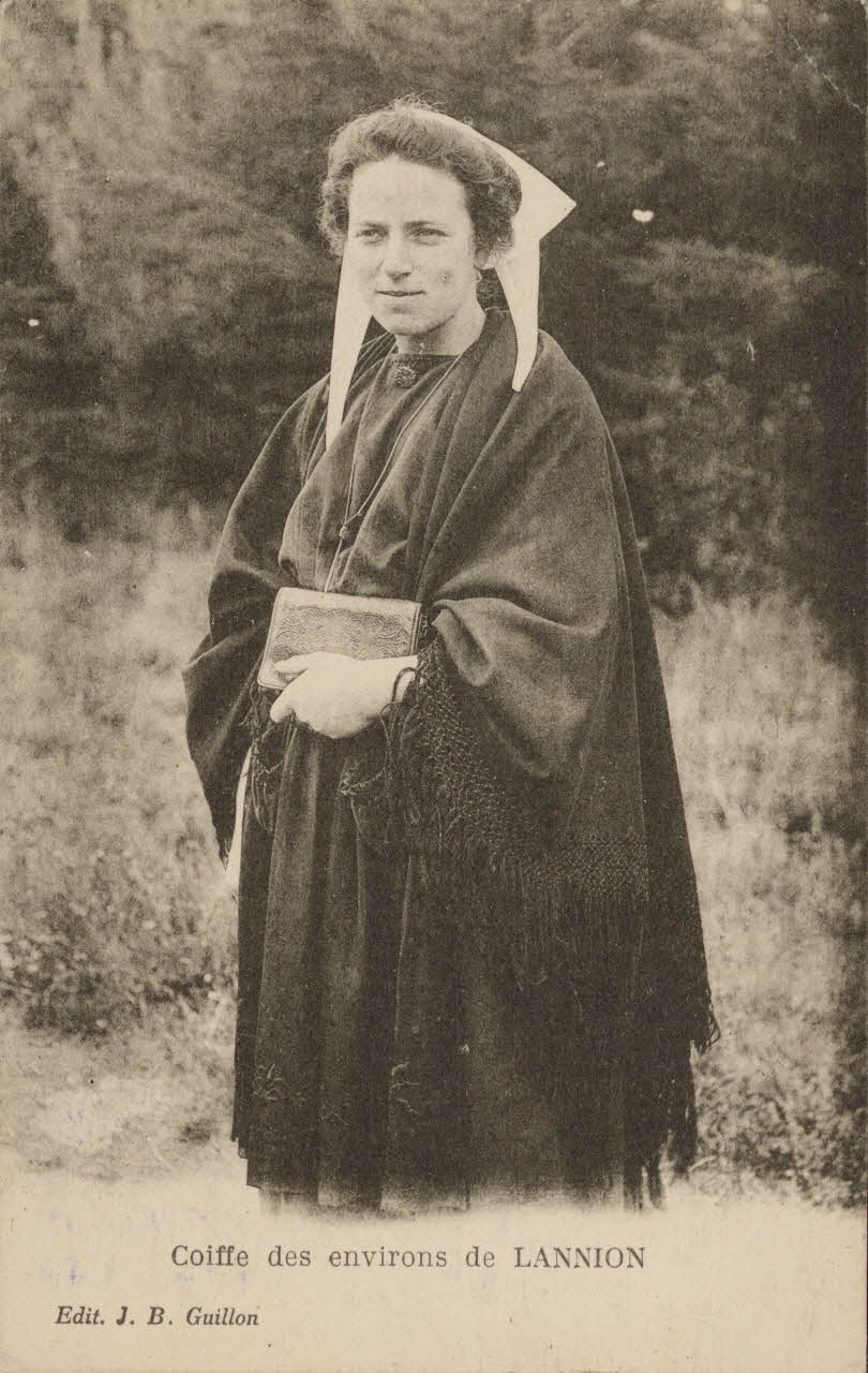 carte postale COIFFE DES ENVIRONS DE LANNION Côtes-d'Armor 1925 014085 Photo
