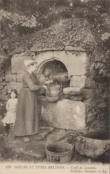 carte postale MOEURS ET TYPES BRETONS 1903-1950 014092 Photo