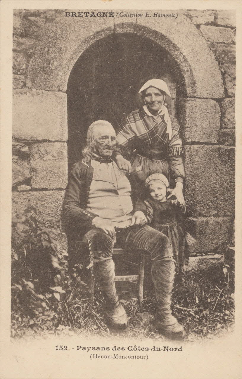 carte postale PAYSANS DES COTES DU NORD Côtes-d'Armor 1903 014102 Photo