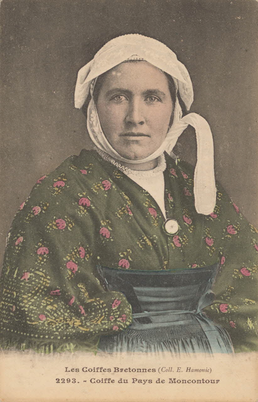 carte postale COIFFE DU PAYS DE MONCONTOUR Côtes-d'Armor 1903-1950 014104 Photo