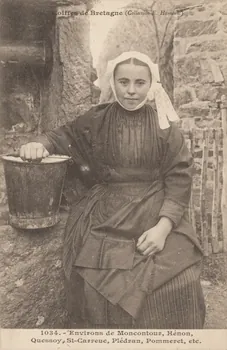 carte postale ENVIRONS DE MONCONTOUR Côtes-d'Armor 1903 014105 Photo