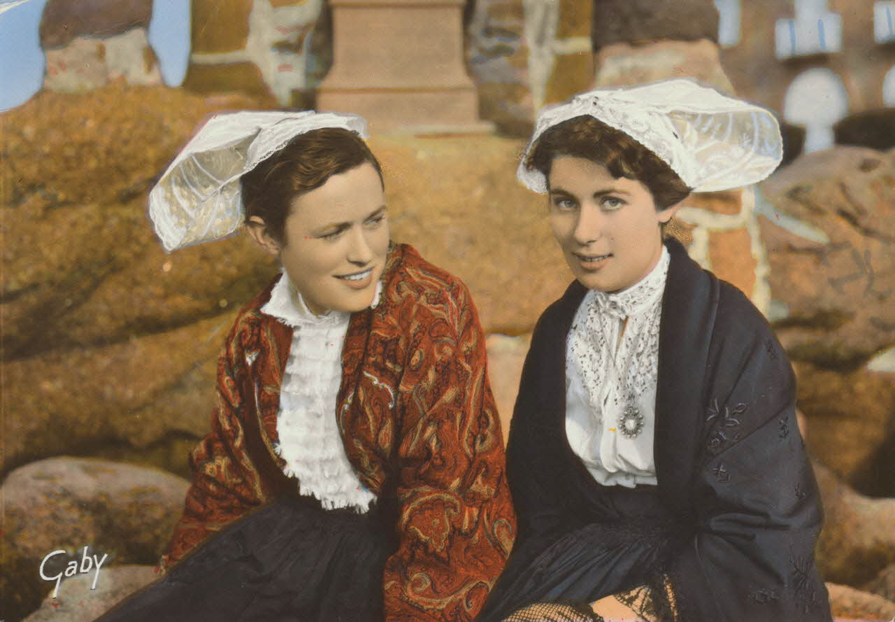 carte postale FOLKLORE DE FRANCE-LA BRETAGNE Côtes-d'Armor 1950 014143 Photo