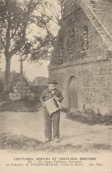 carte postale UN VIEUX PECHEUR ISLANDAIS 1903-1950 014147 Photo