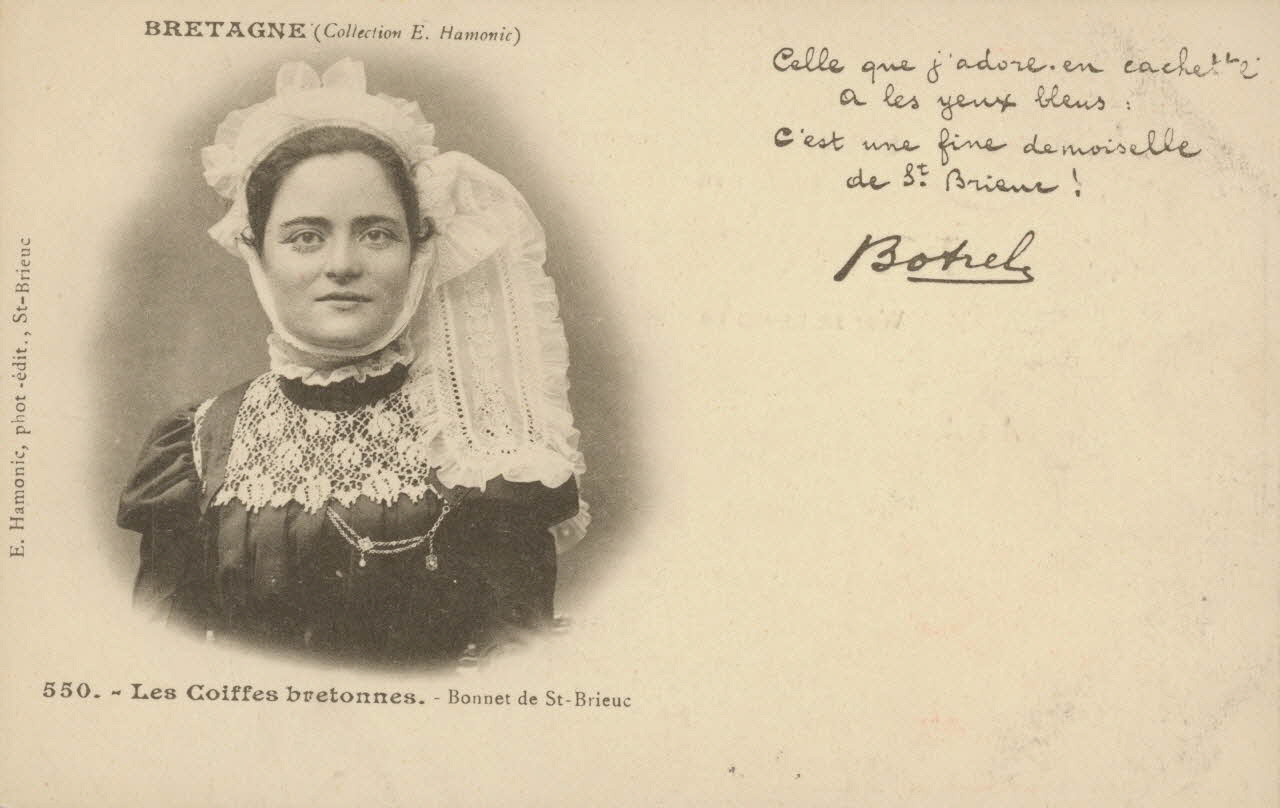 carte postale BONNET DE SAINT-BRIEUC Côtes-d'Armor 1903 014172 Photo