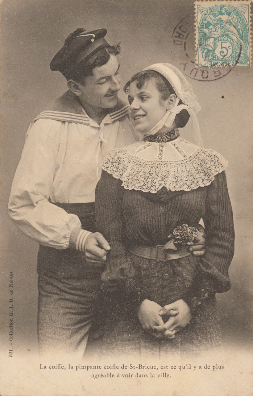 carte postale LA PIMPANTE COIFFE DE SAINT-BRIEUC Côtes-d'Armor 1903-1950 014181 Photo