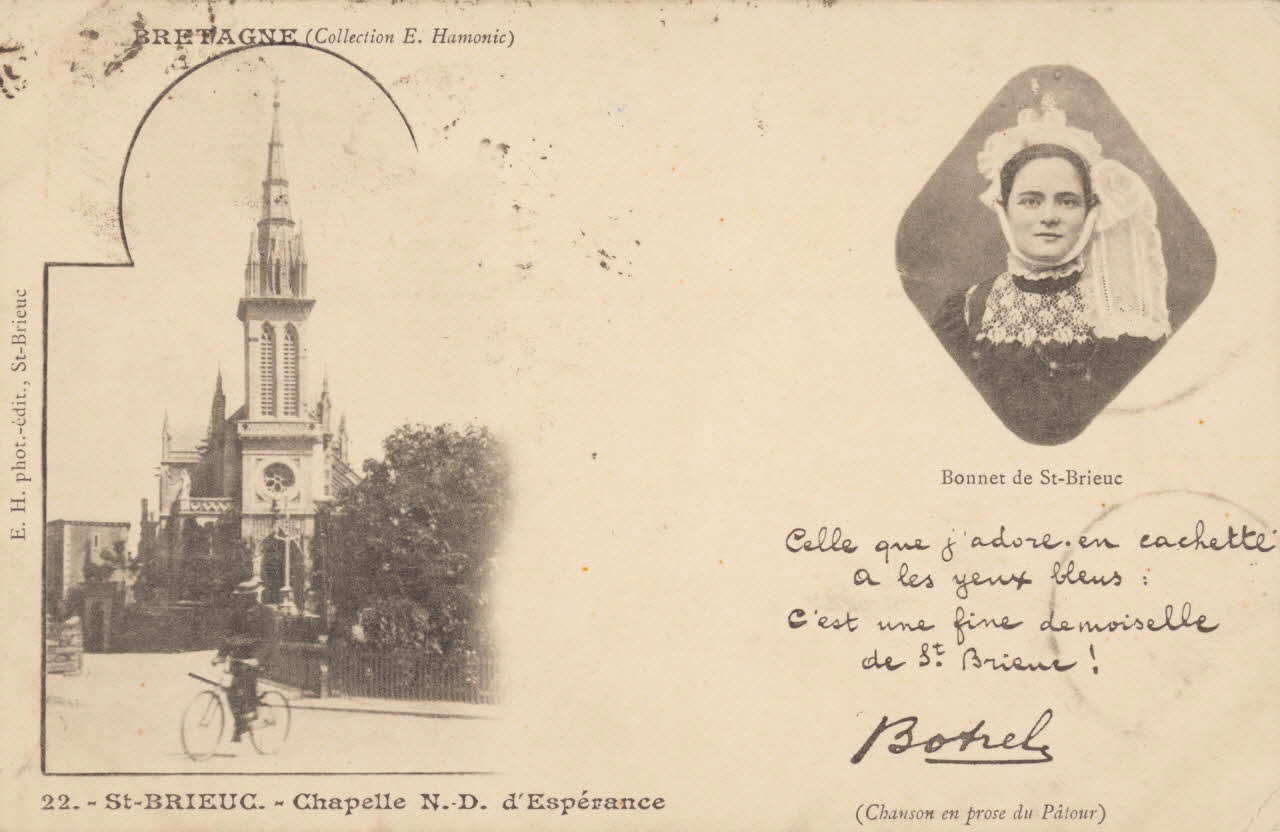carte postale SAINT-BRIEUC-CHAPELLE N-D D'ESPERANCE Côtes-d'Armor 1901 014184 Photo