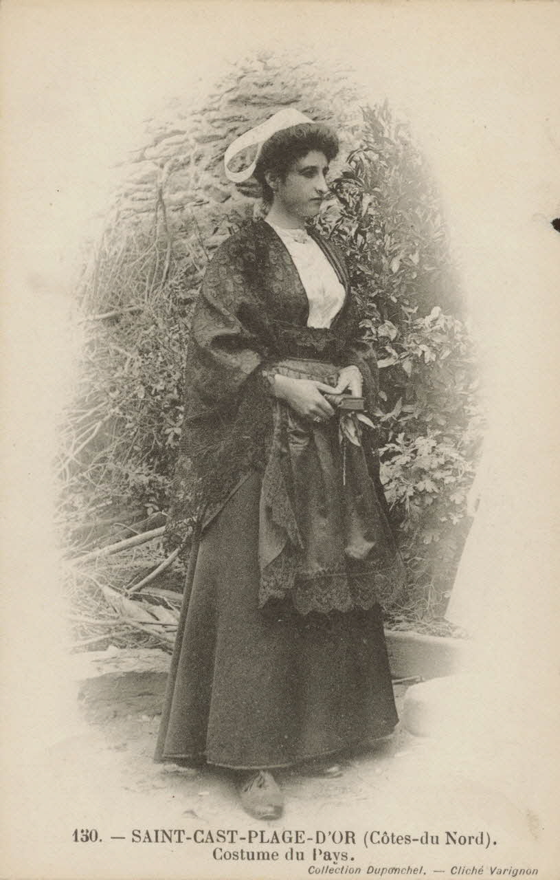 carte postale COSTUME DU PAYS Côtes-d'Armor 1903-1950 014193 Photo