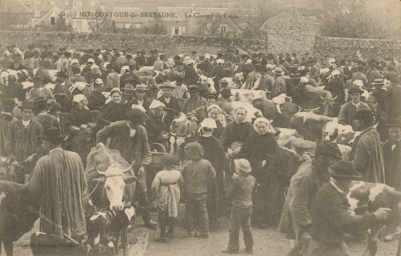 carte postale LE CHAMP DE FOIRE Côtes-d'Armor 1903-1920 014224 Photo