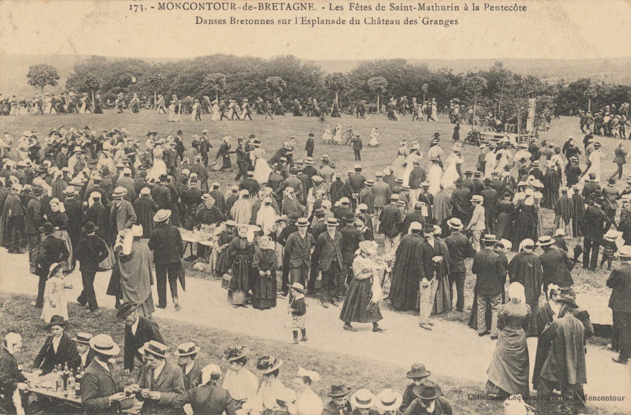 carte postale LES FETES DE ST MATHURIN Côtes-d'Armor 1903-1920 014248 Photo