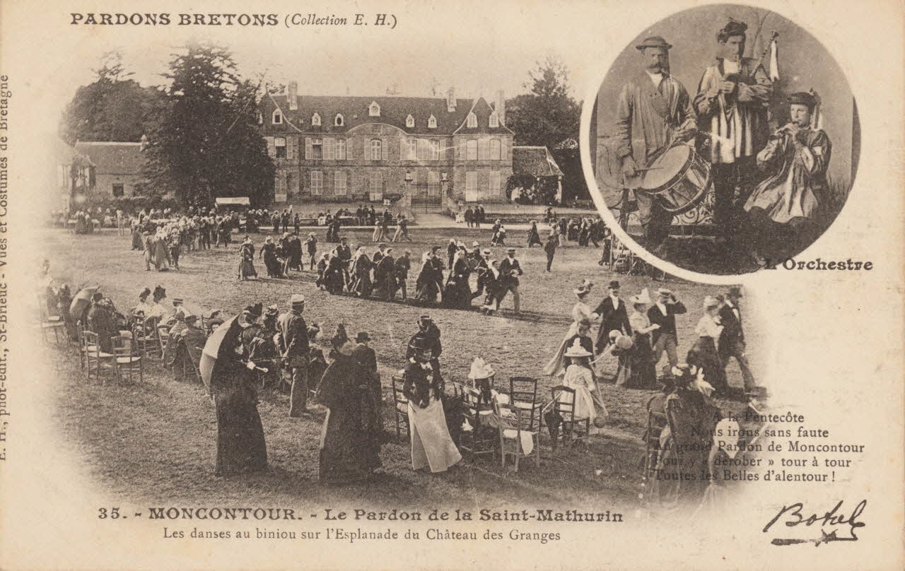 carte postale LE PARDON DE LA SAINT MATHURIN Côtes-d'Armor 1903-1920 014249 Photo