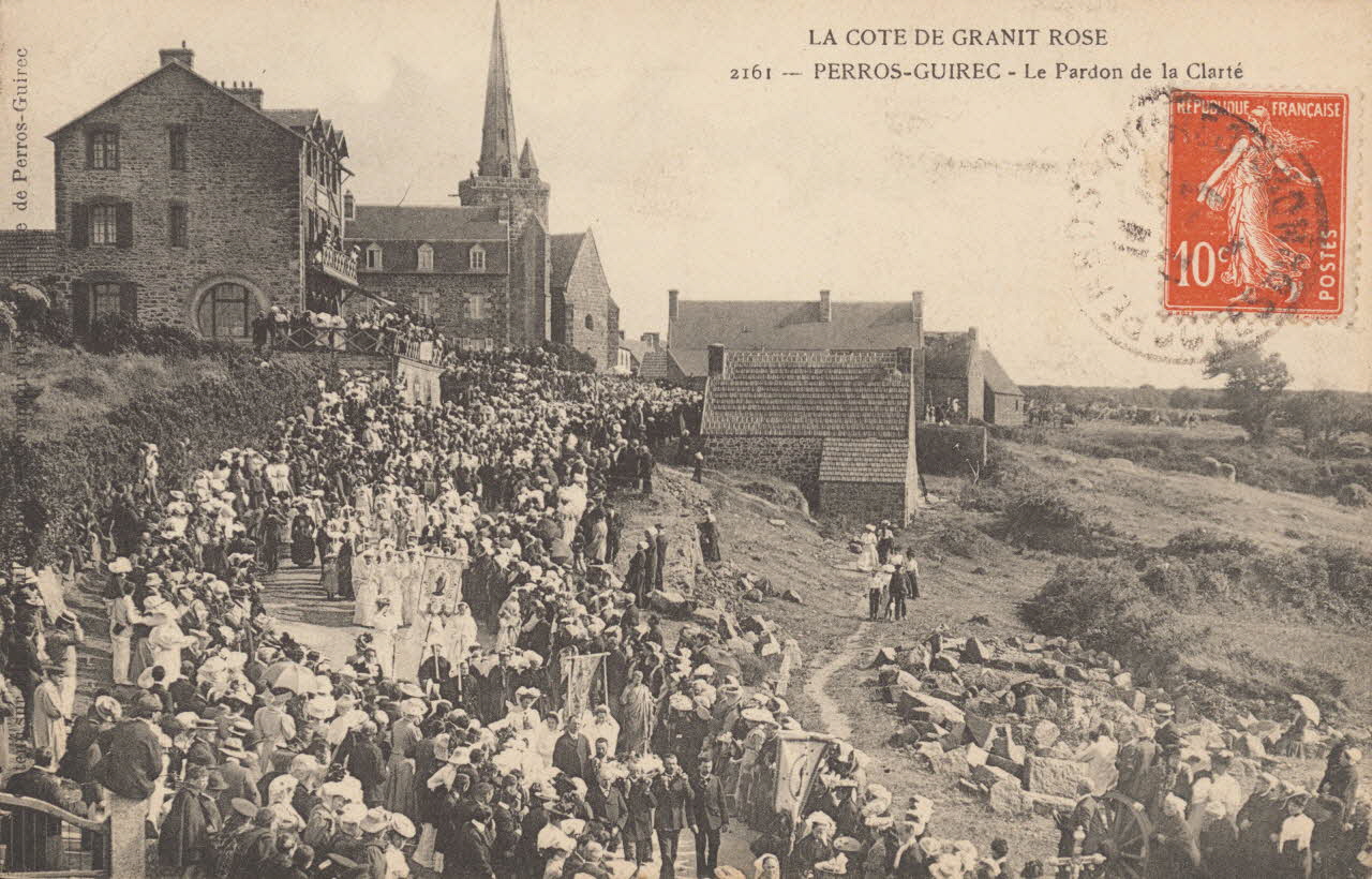 carte postale LE PARDON DE LA CLARTE Côtes-d'Armor 1903-1920 014263 Photo
