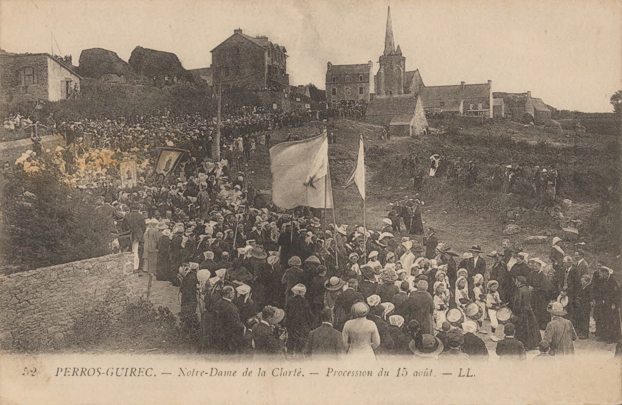 carte postale N D DE LA CLARTE Côtes-d'Armor 1907 014266 Photo