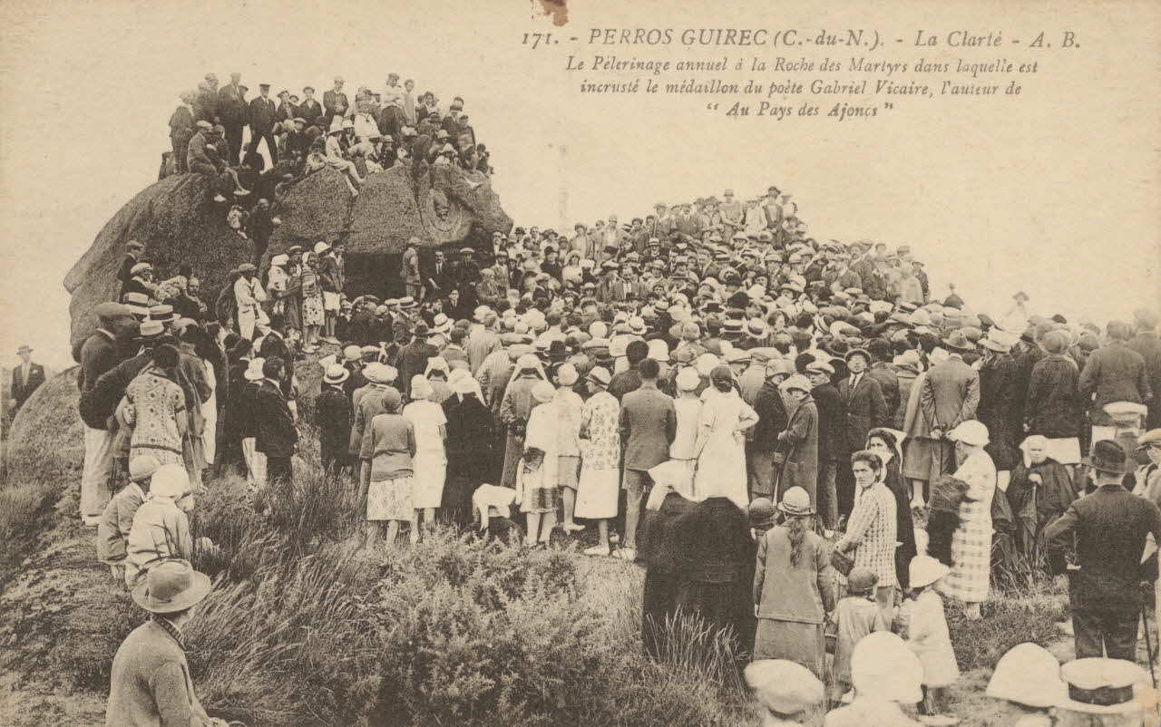 carte postale PELERINAGE ANNUEL Côtes-d'Armor 1903-1920 014273 Photo