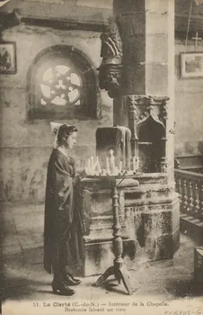 carte postale BRETONNE FAISANT UN VOEU Côtes-d'Armor 1925 014274 Photo
