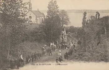 carte postale LA PROCESSION Côtes-d'Armor 1905 014278  Photo