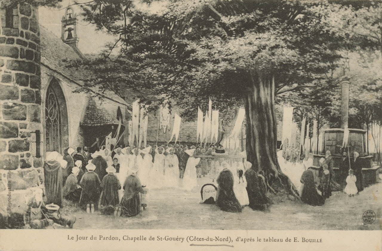 carte postale LE JOUR DU PARDON 1903-1920 014290 Photo