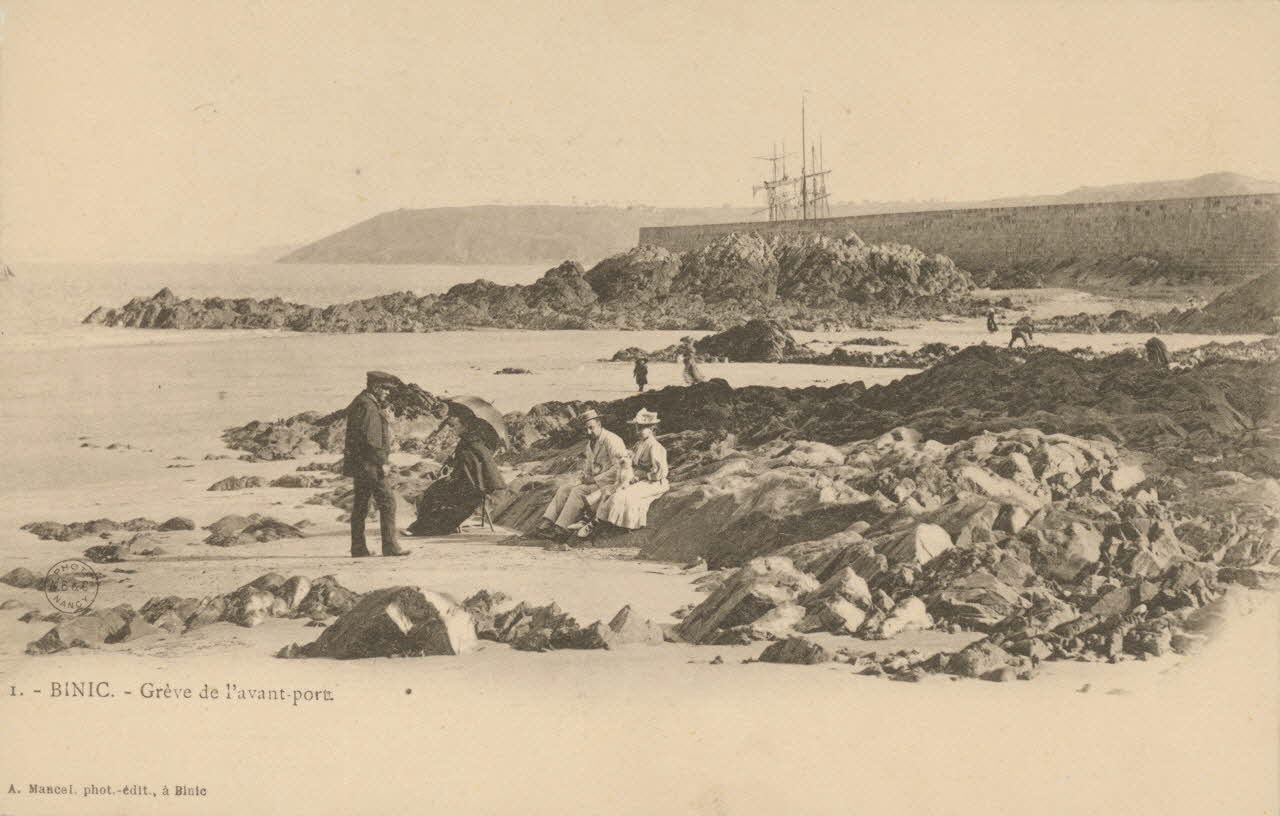 carte postale GREVE DE L'AVANT-PORT Côtes-d'Armor 1903 014304 Photo