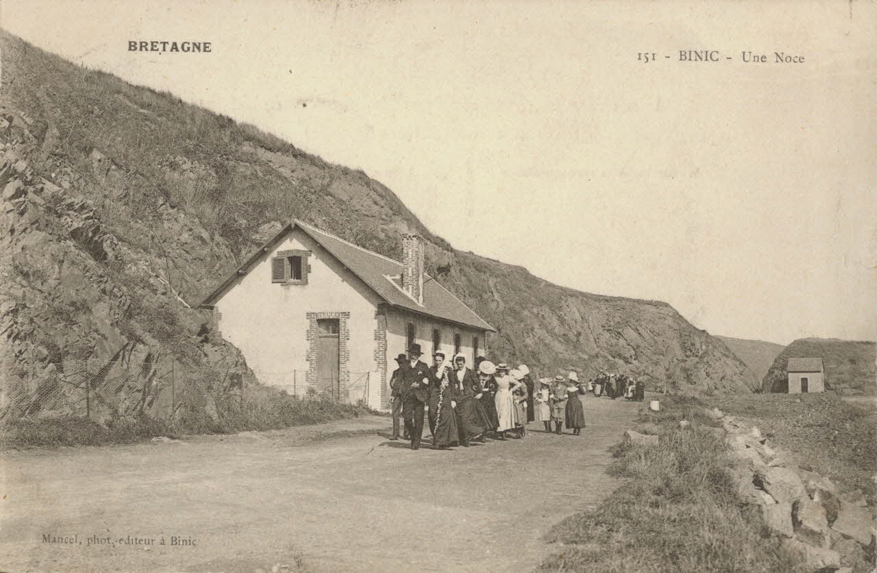 carte postale UNE NOCE Côtes-d'Armor 1904 014306 Photo