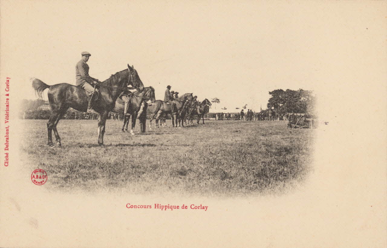 carte postale CONCOURS HIPPIQUE DE CORLAY Côtes-d'Armor 1903-1920 014310 Photo