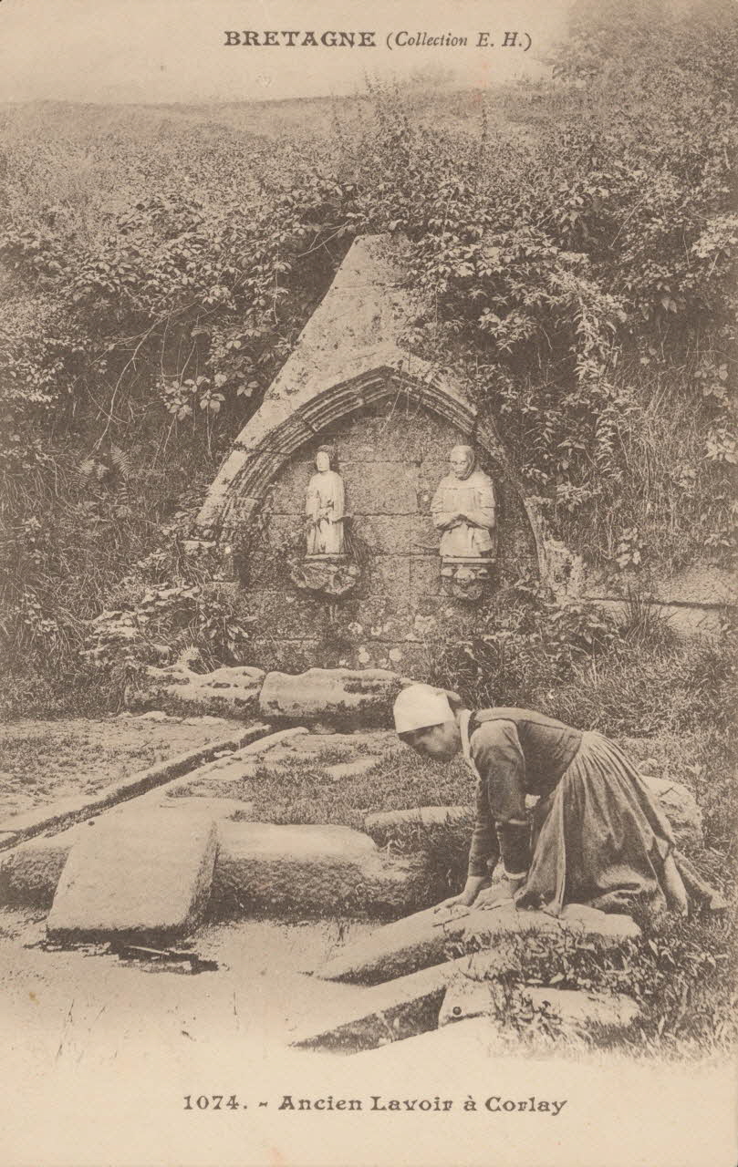 carte postale ANCIEN LAVOIR Côtes-d'Armor 1903 014313 Photo