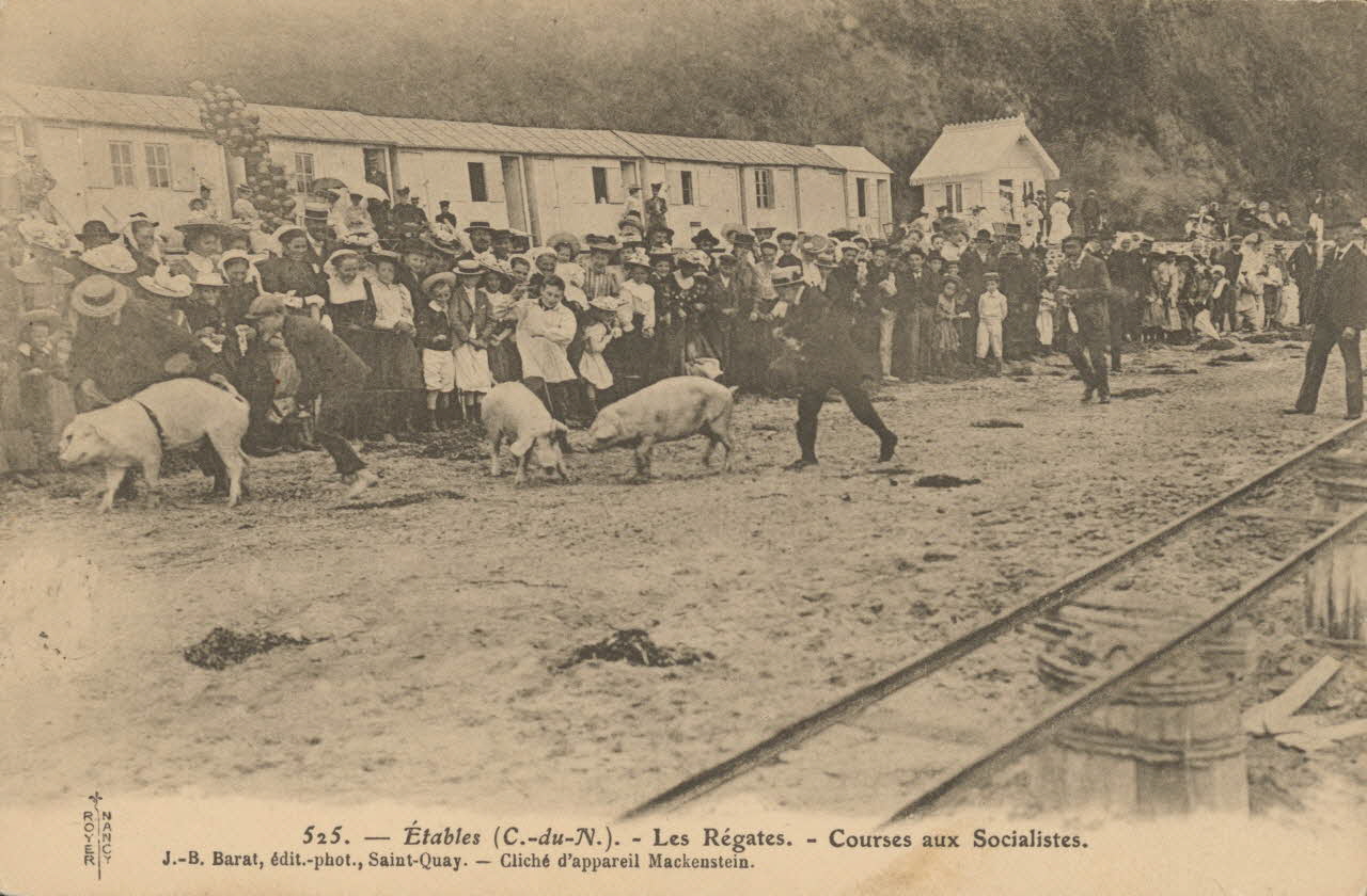 carte postale COURSE AUX SOCIALISTES Côtes-d'Armor 1911 014320 Photo