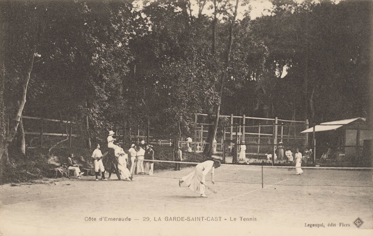 carte postale LE TENNIS Côtes-d'Armor 1903-1920 014343 Photo