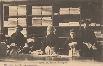 carte postale HOPITAL, LA LINGERIE Côtes-d'Armor 1903-1920 014363 Photo