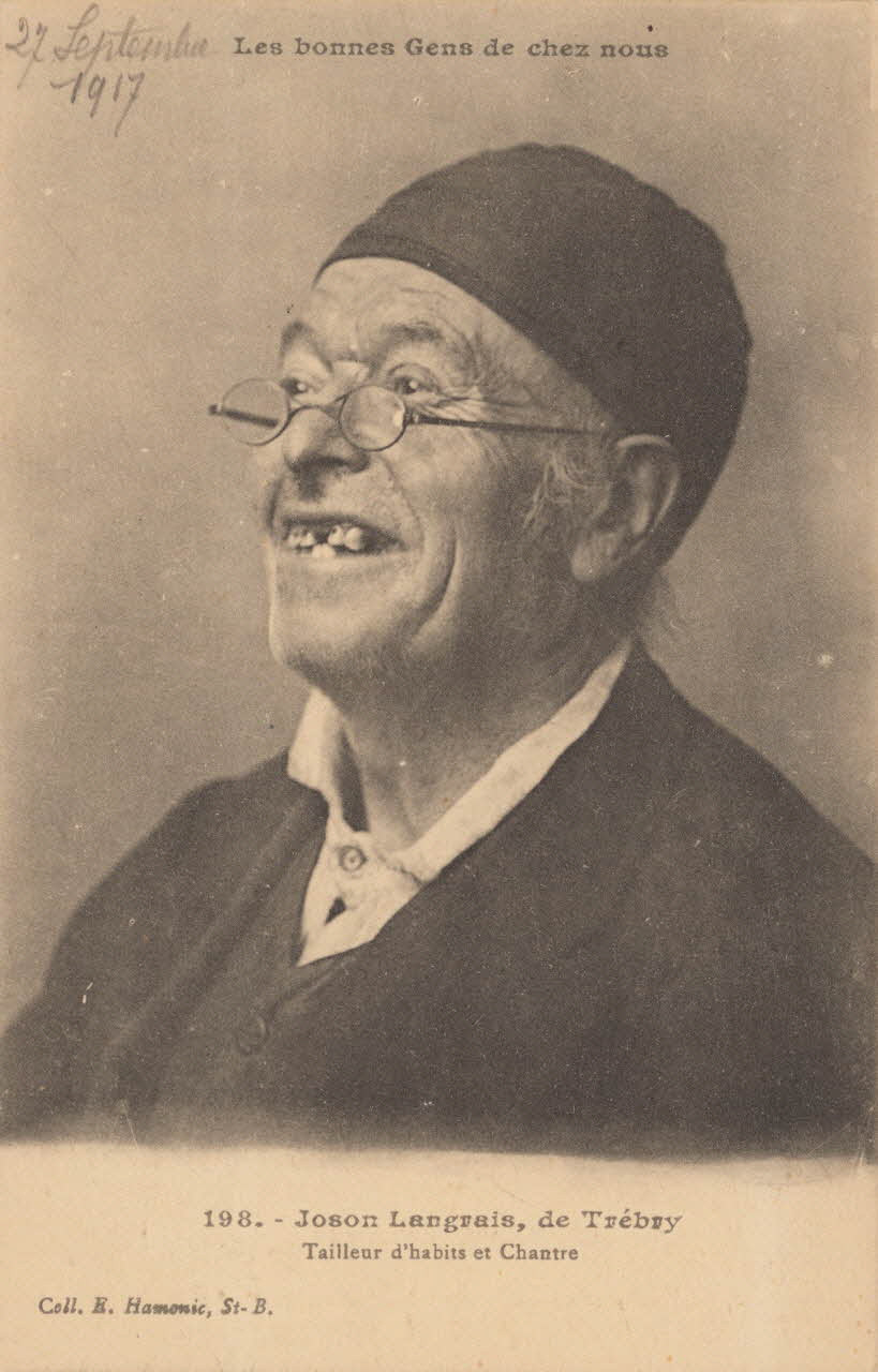 carte postale TAILLEUR D'HABITS ET CHANTRE Côtes-d'Armor 1907 014368 Photo