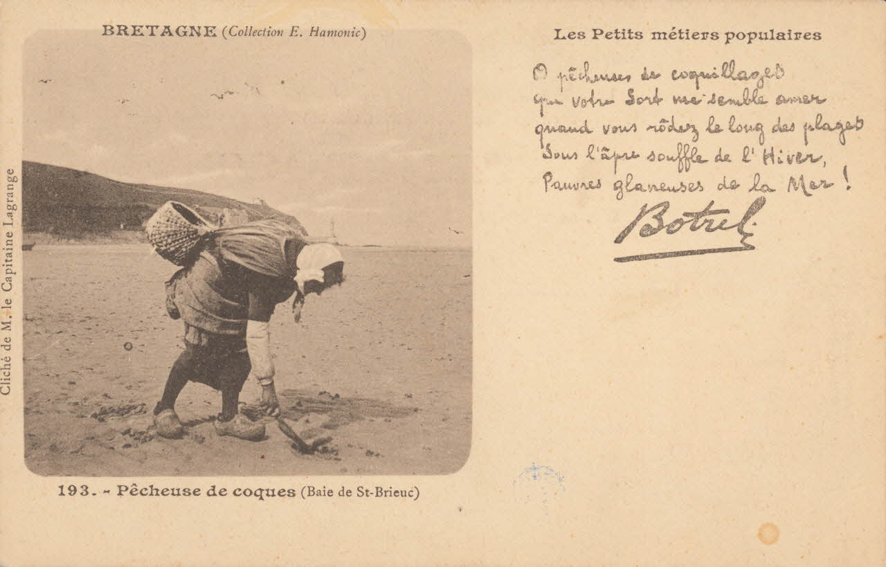 carte postale PECHEUSES DE COQUES Côtes-d'Armor 1903 014401 Photo