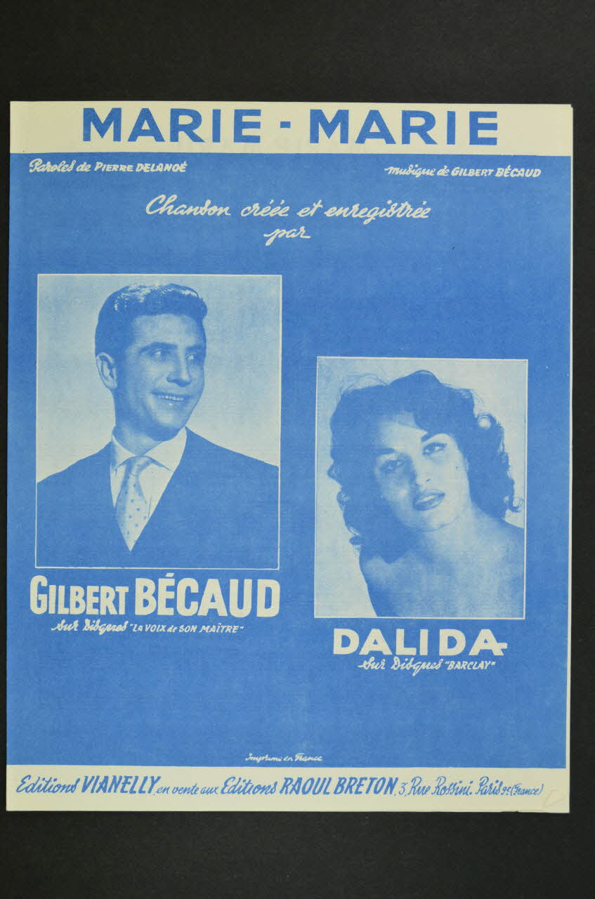 partition de musique petit format 1969.88.231 Photo Mucem