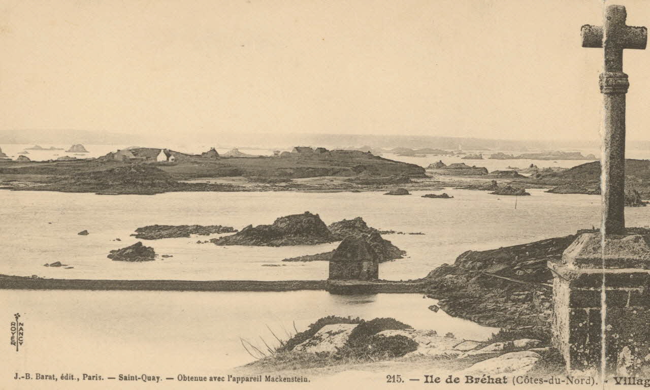 carte postale Ile de Bréhat, Village du Birlo ; Ile Beniguet 014828 Photo